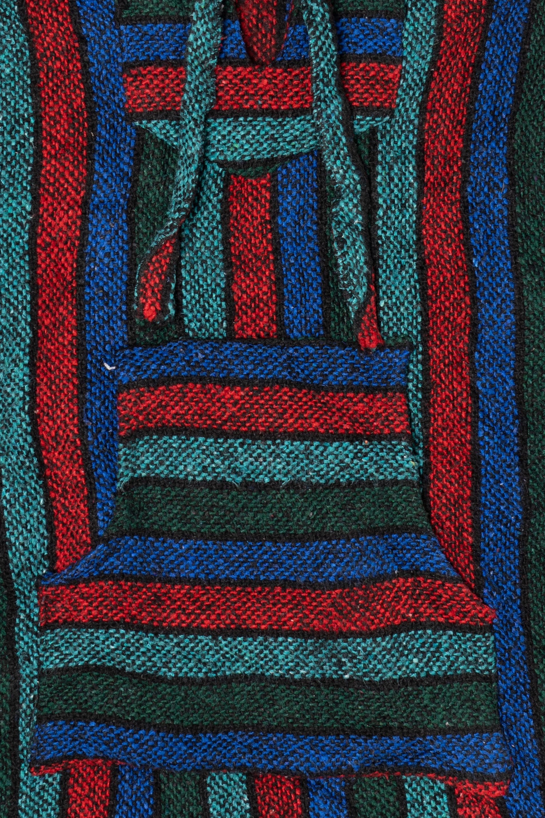 Blue Red And Green Rosy Baja Hoodie (2010s)