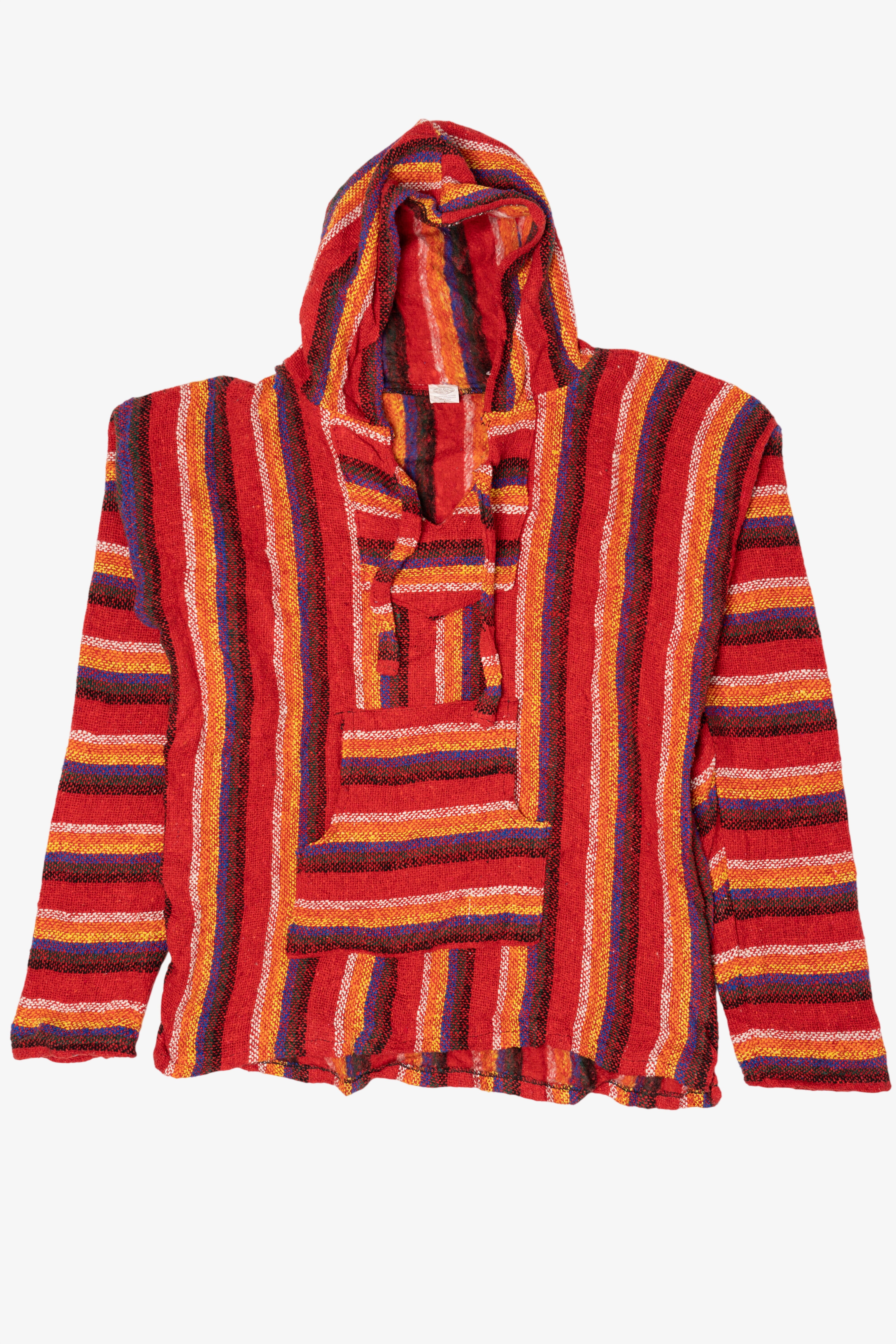 Red El Paso Saddleblanket Co. Baja Hoodie (2000s)