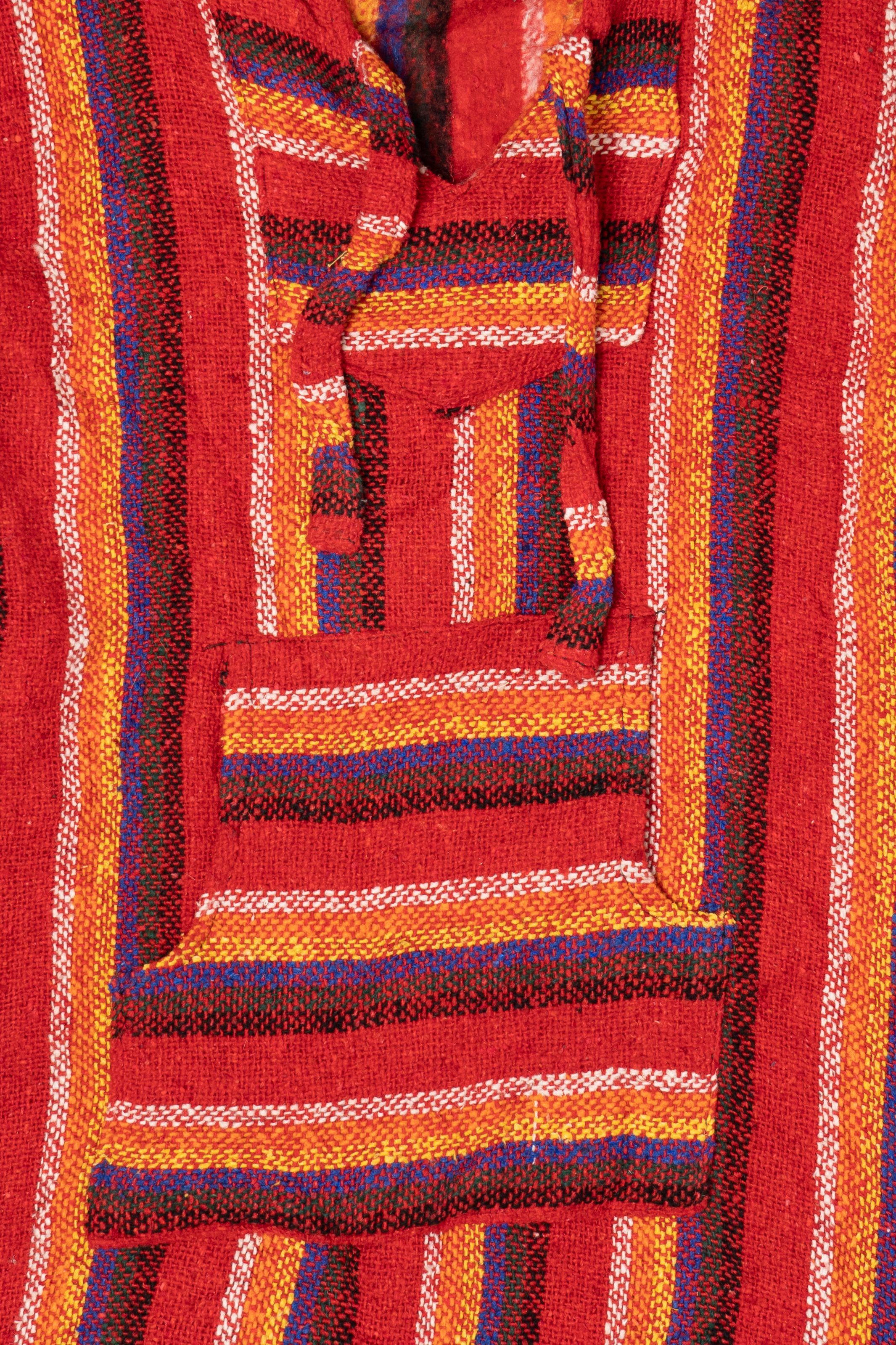 Red El Paso Saddleblanket Co. Baja Hoodie (2000s)