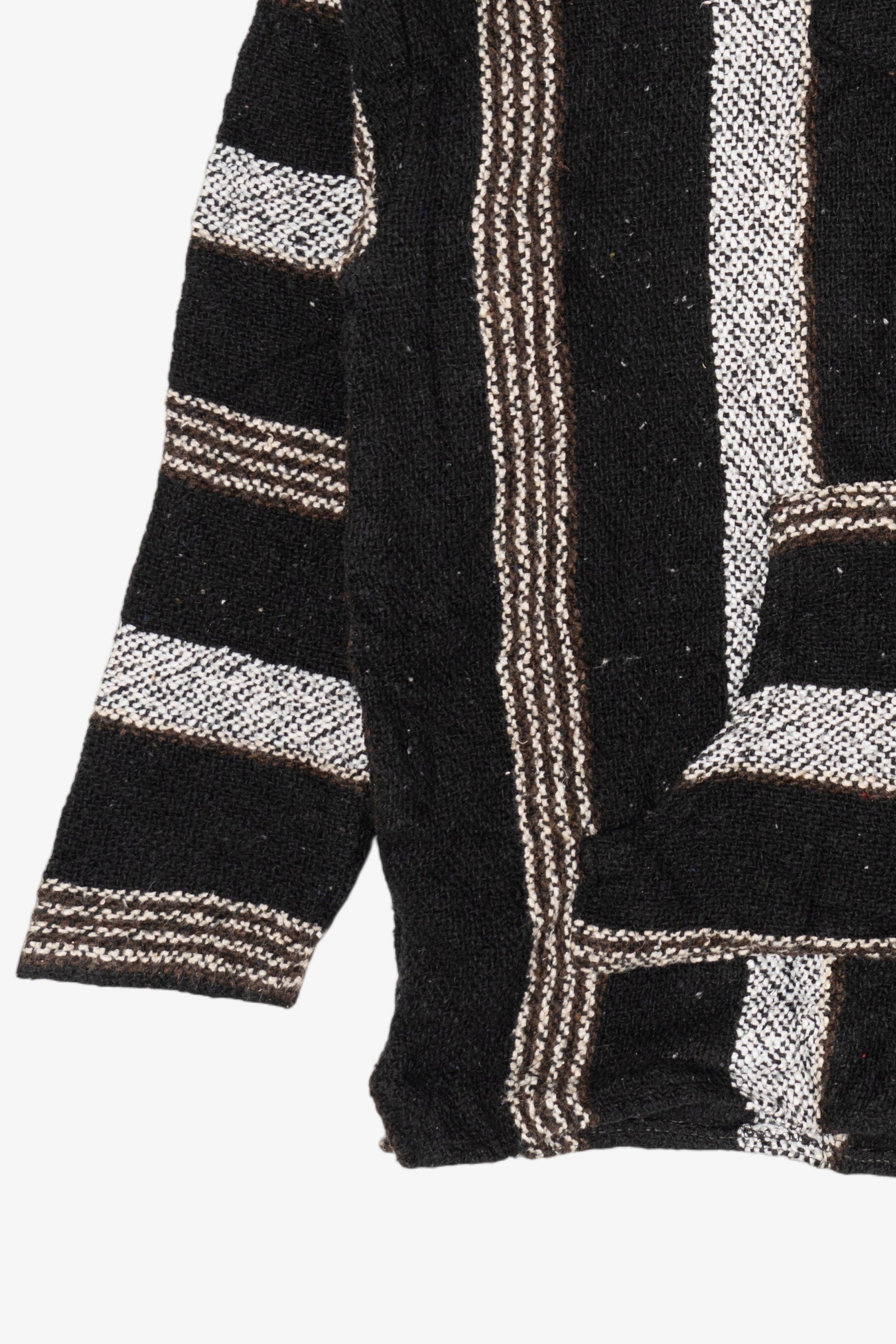 Black And White Frank's Textiles Baja Hoodie (2010s)