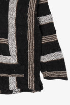 Black And White Frank's Textiles Baja Hoodie (2010s)