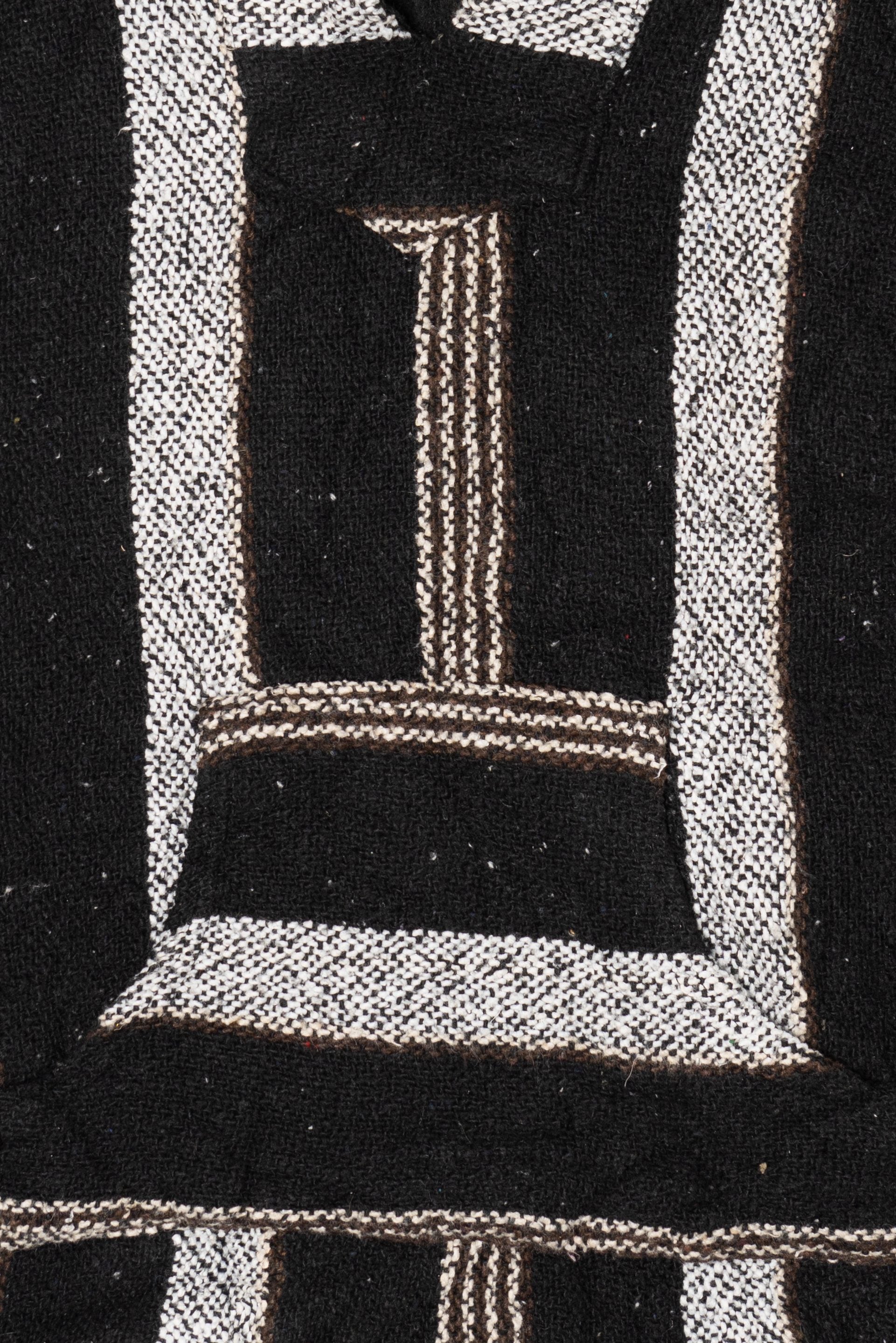 Black And White Frank's Textiles Baja Hoodie (2010s)