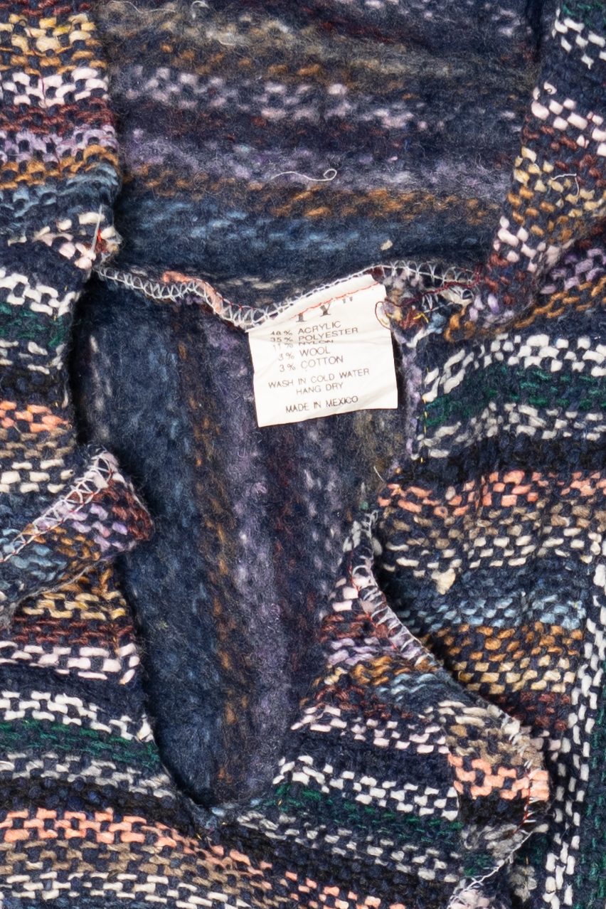 Purple Multicolor Baja Hoodie (2010s)