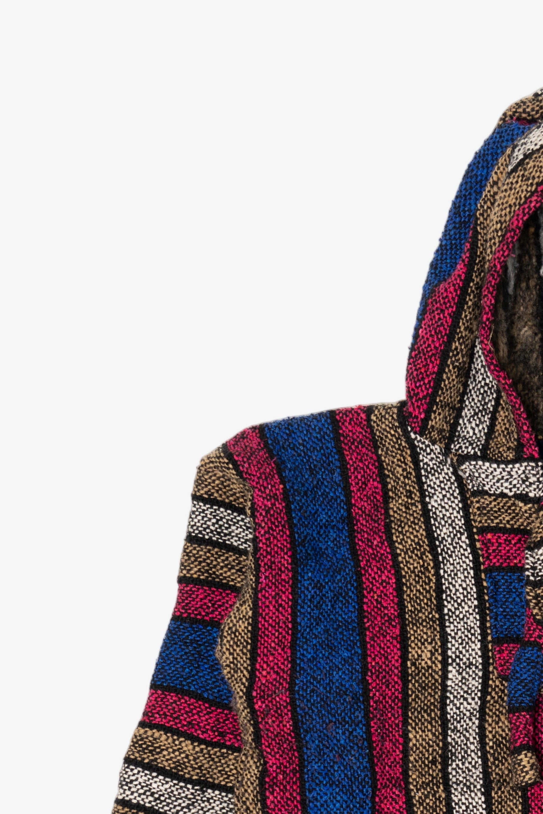 El Paso Saddleblanket Co. Blue And Pink Baja Hoodie (2000s)