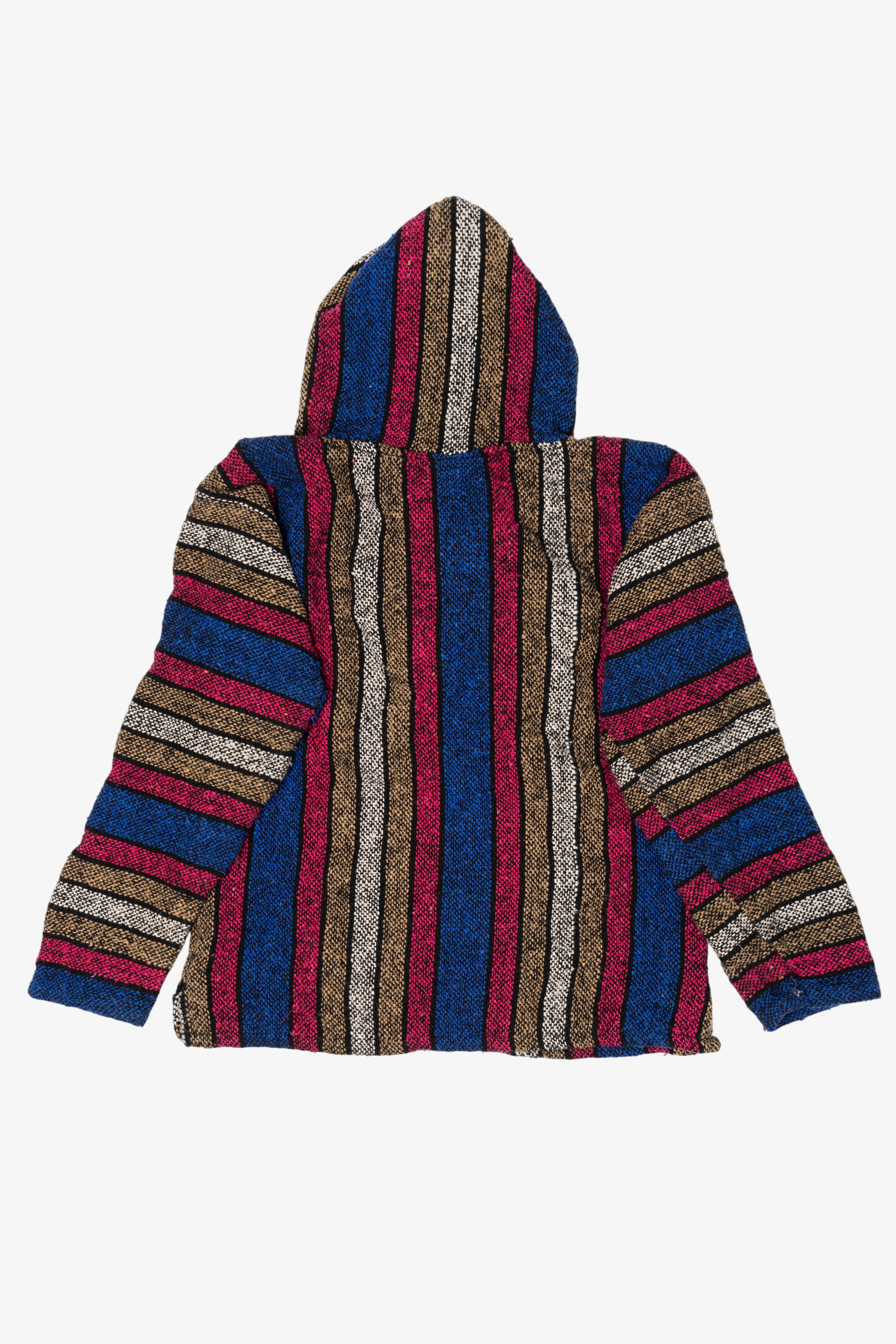 El Paso Saddleblanket Co. Blue And Pink Baja Hoodie (2000s)