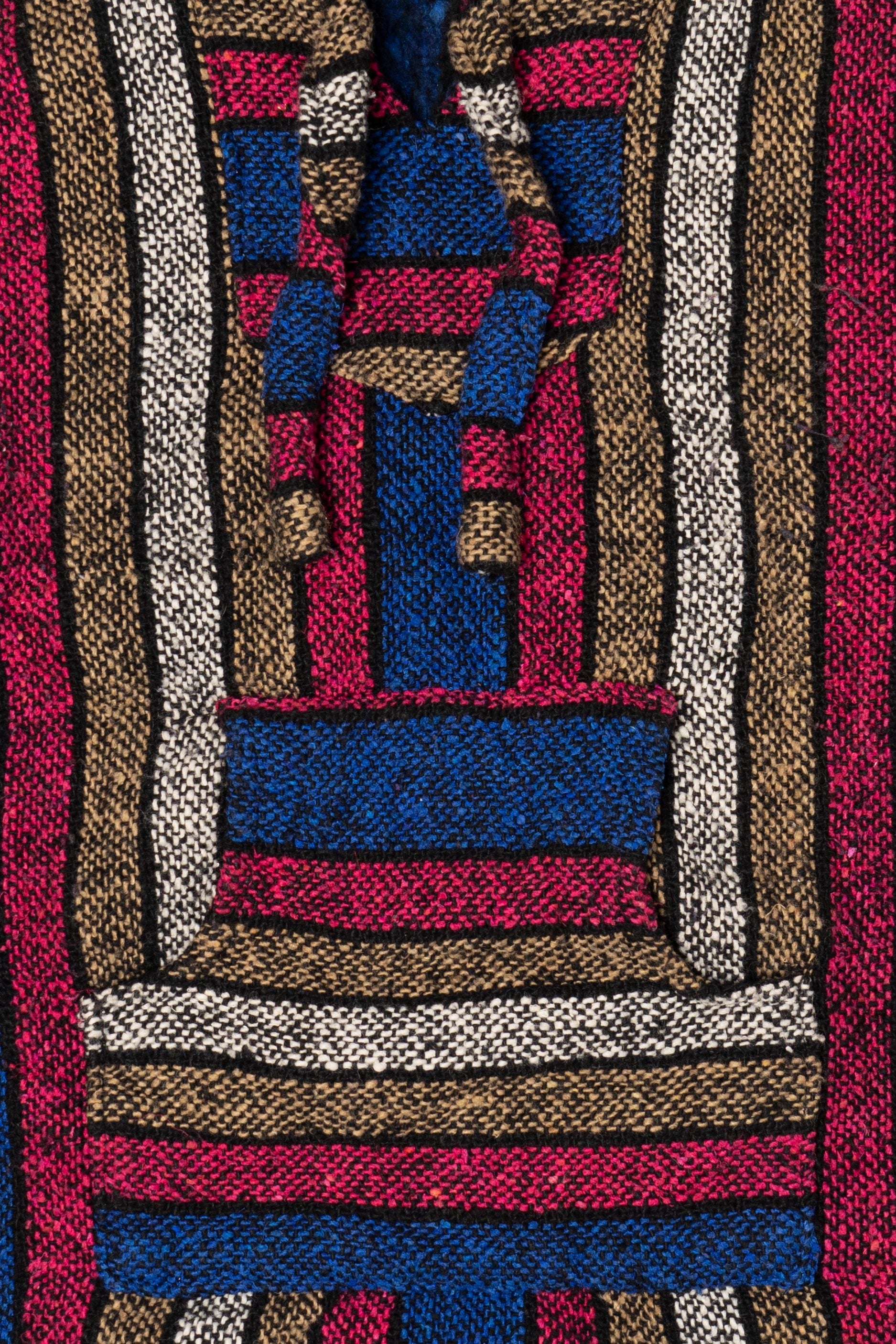 El Paso Saddleblanket Co. Blue And Pink Baja Hoodie (2000s)