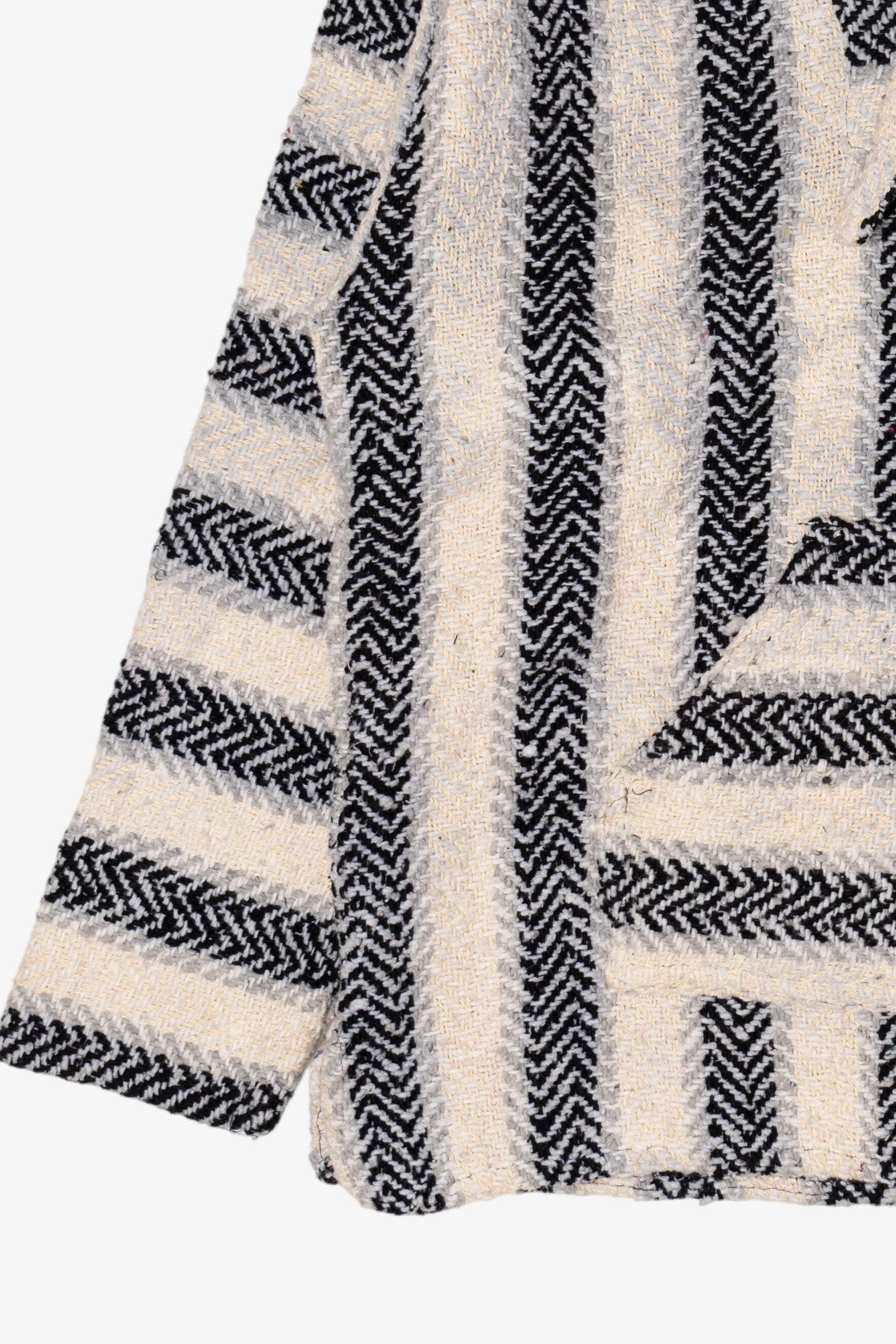 Black And White Earth Ragz Baja Hoodie (2010s)