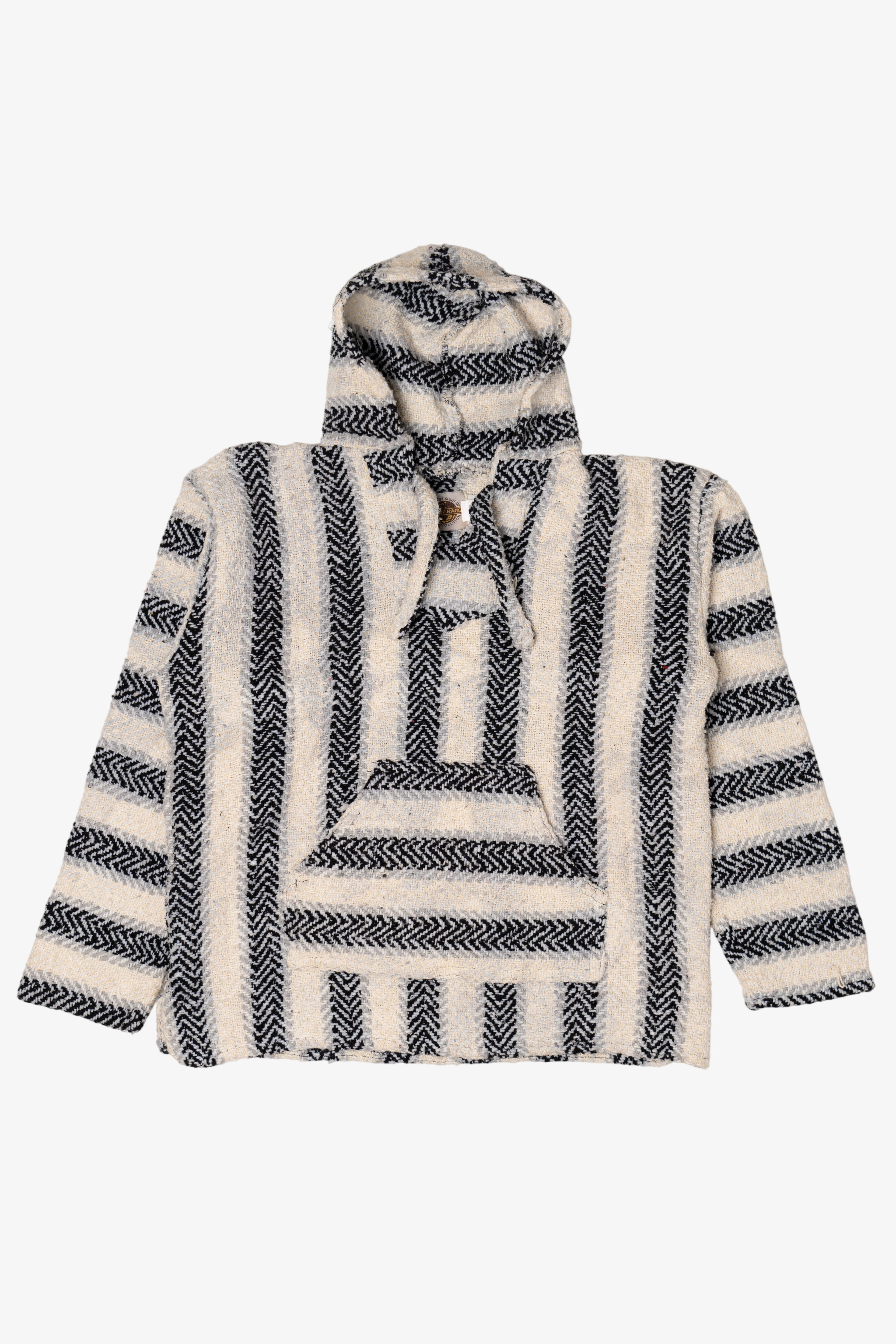 Black And White Earth Ragz Baja Hoodie (2010s)