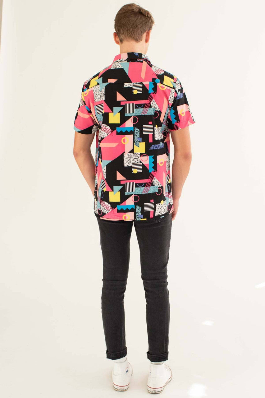 Belding Geo Static Button Up Shirt