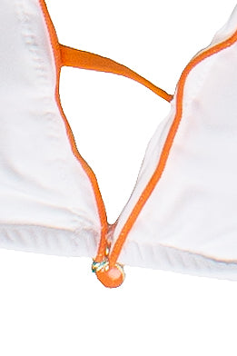 Charm Bikini Top- Orange