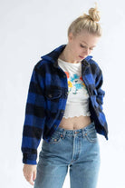 Black & Blue Flannel Jacket