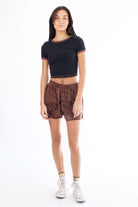 Black & Brown Ringer Tee
