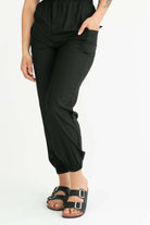 Black Cargo Strapless Jumpsuit