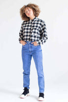 Black Cut Off Flannel