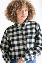Black Cut Off Flannel