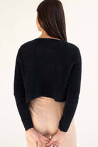 Black Eyelash Cardigan & Tank Set