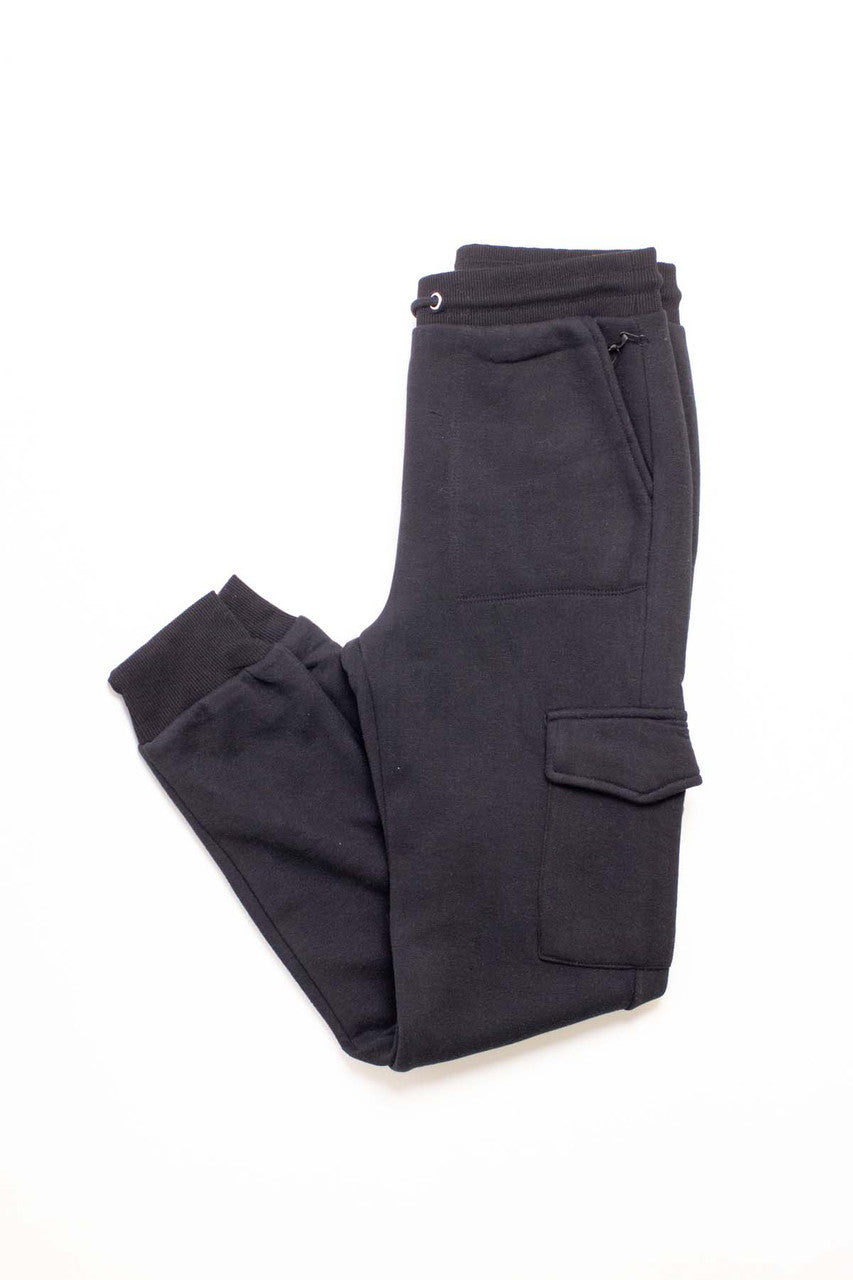 Black Fleece Cargo Joggers