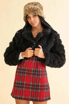 Black Fur Shrug 1