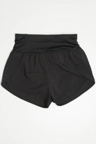 Black High Rise Speed Shorts