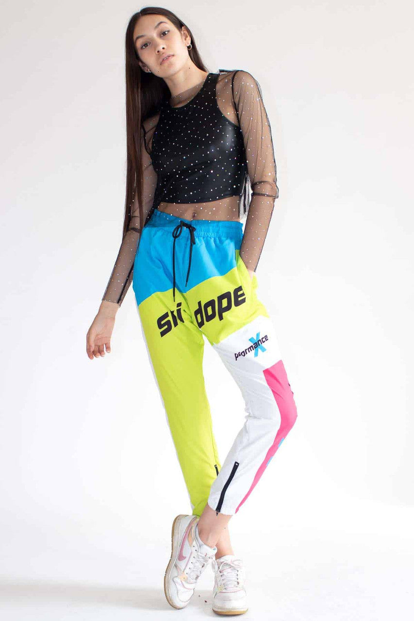 Black Holographic Dots Mesh Long Sleeve Tee