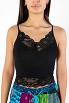Seamless Lace Trim Cami