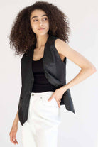 Black Leather Vest 2