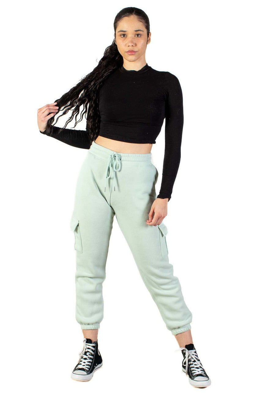 Black Long Sleeve Mock Neck Top