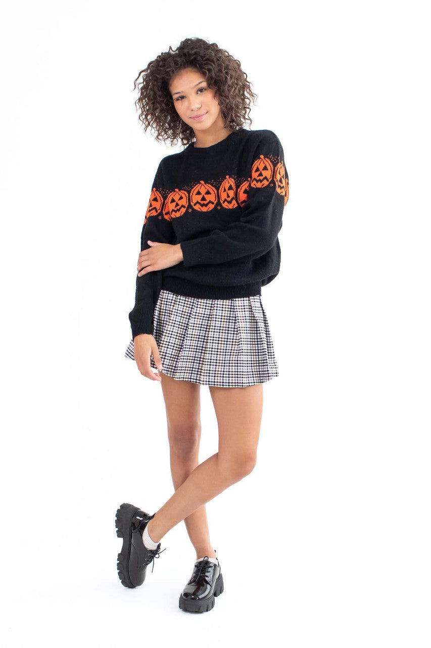 Vintage Jack O' Lanterns Halloween Sweater (1980s)