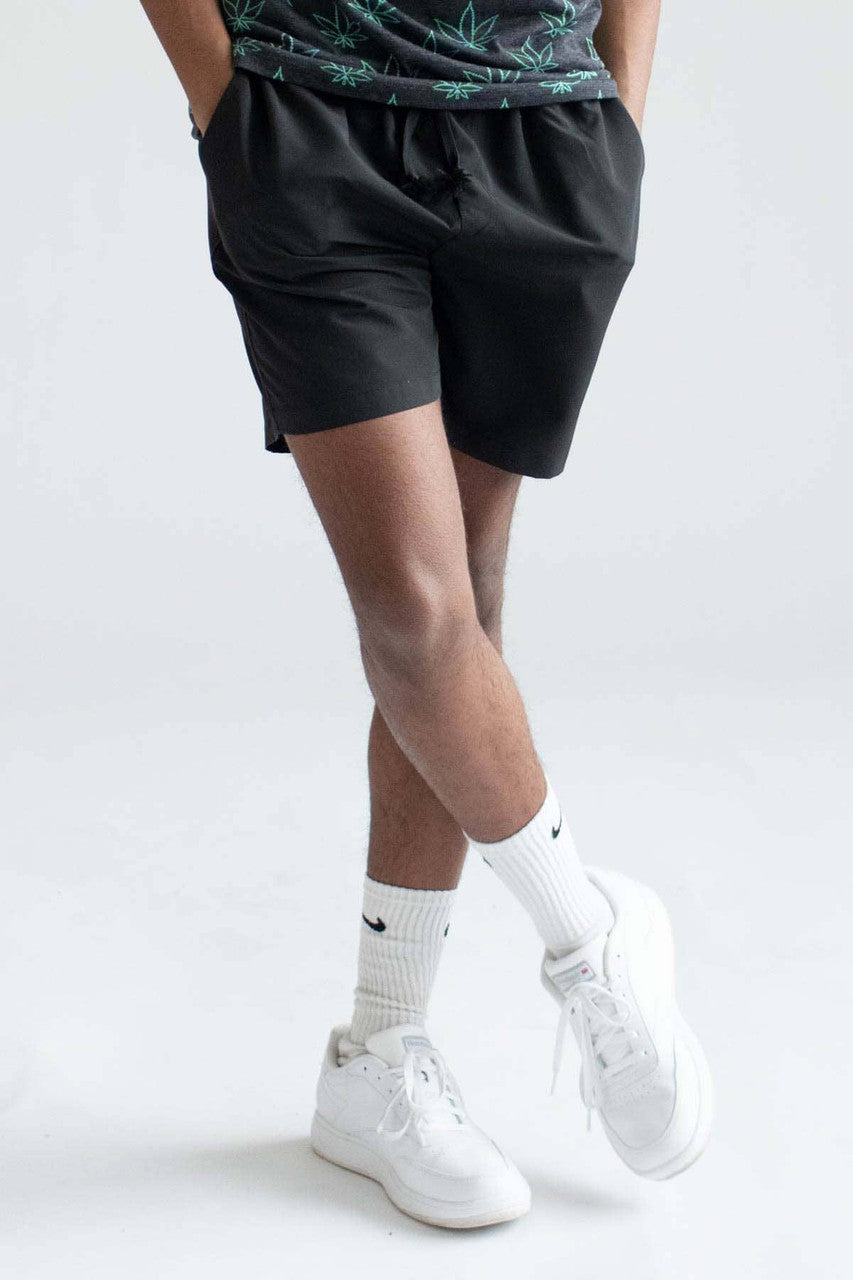 Black Volley Shorts