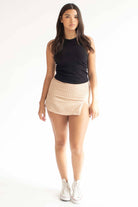 Black Ribbed Seamless Tank (Extended Sizes)