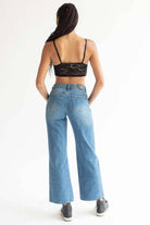 Black Rose Lace Notched Bralette