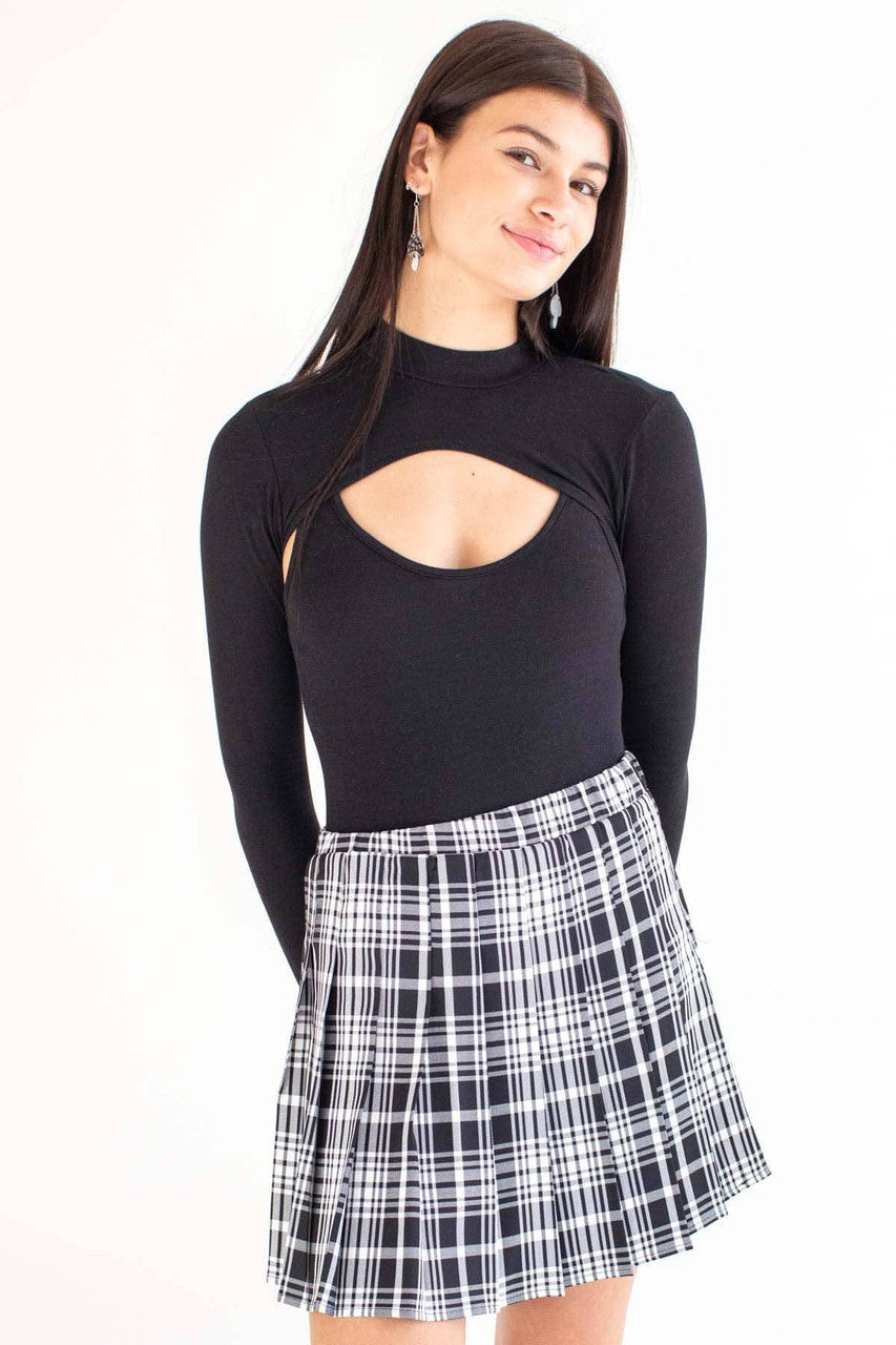 Black Shrug Bodysuit