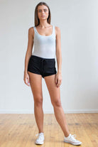 Black Thermal Dolphin Shorts