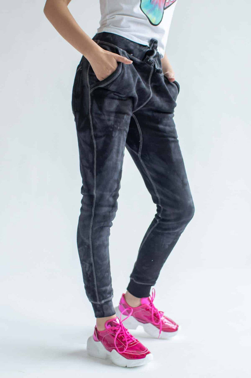 Black Tie Dye Joggers