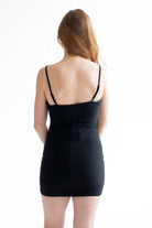 Black Tie Front Eyeler Dress
