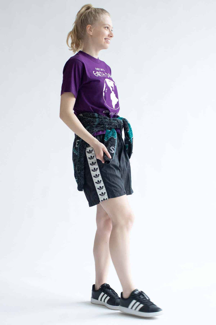 Black Vintage Adidas Athletic Shorts (sz. Medium)