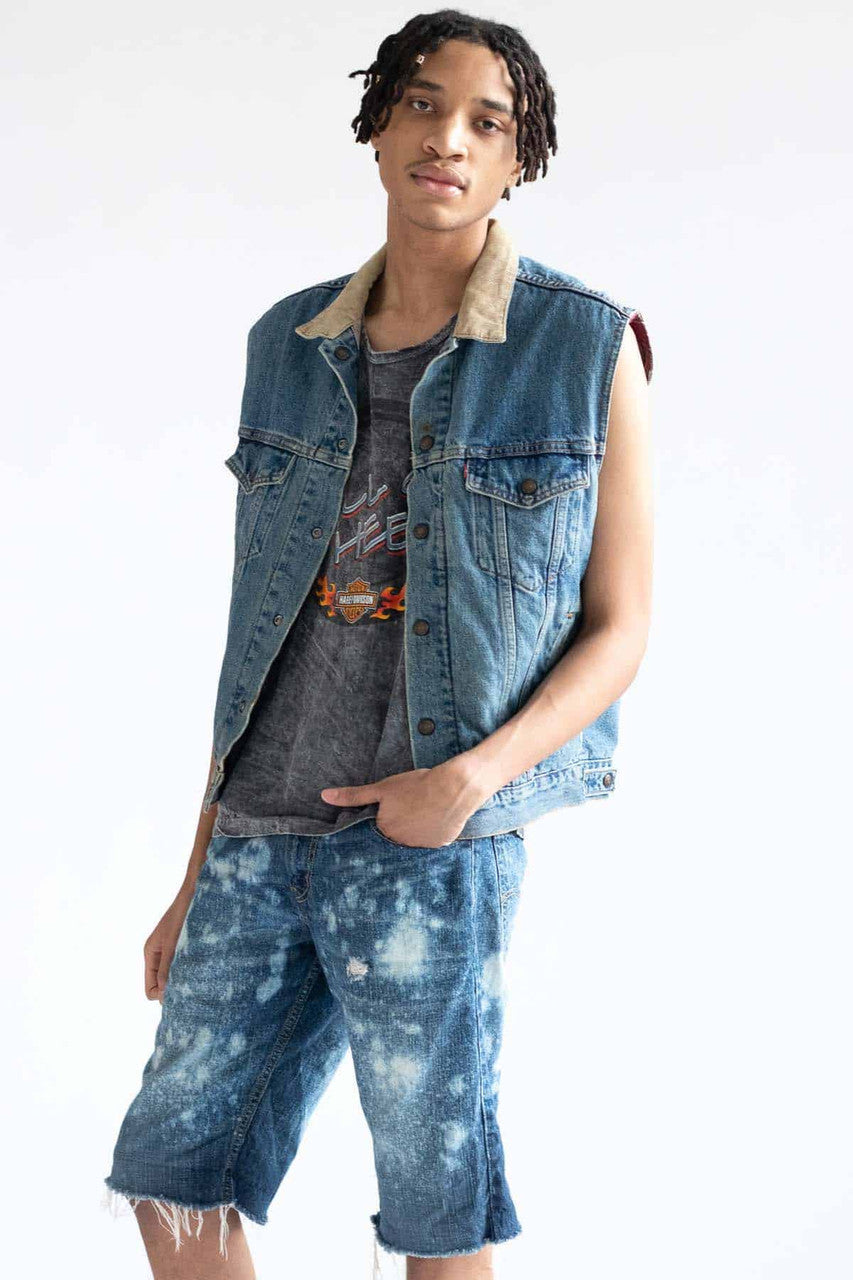 Bleached Levi's Denim Shorts (sz. 29)