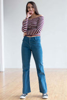 Blue Levi's Corduroy Boot Cut Pants