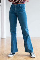 Blue Levi's Corduroy Boot Cut Pants