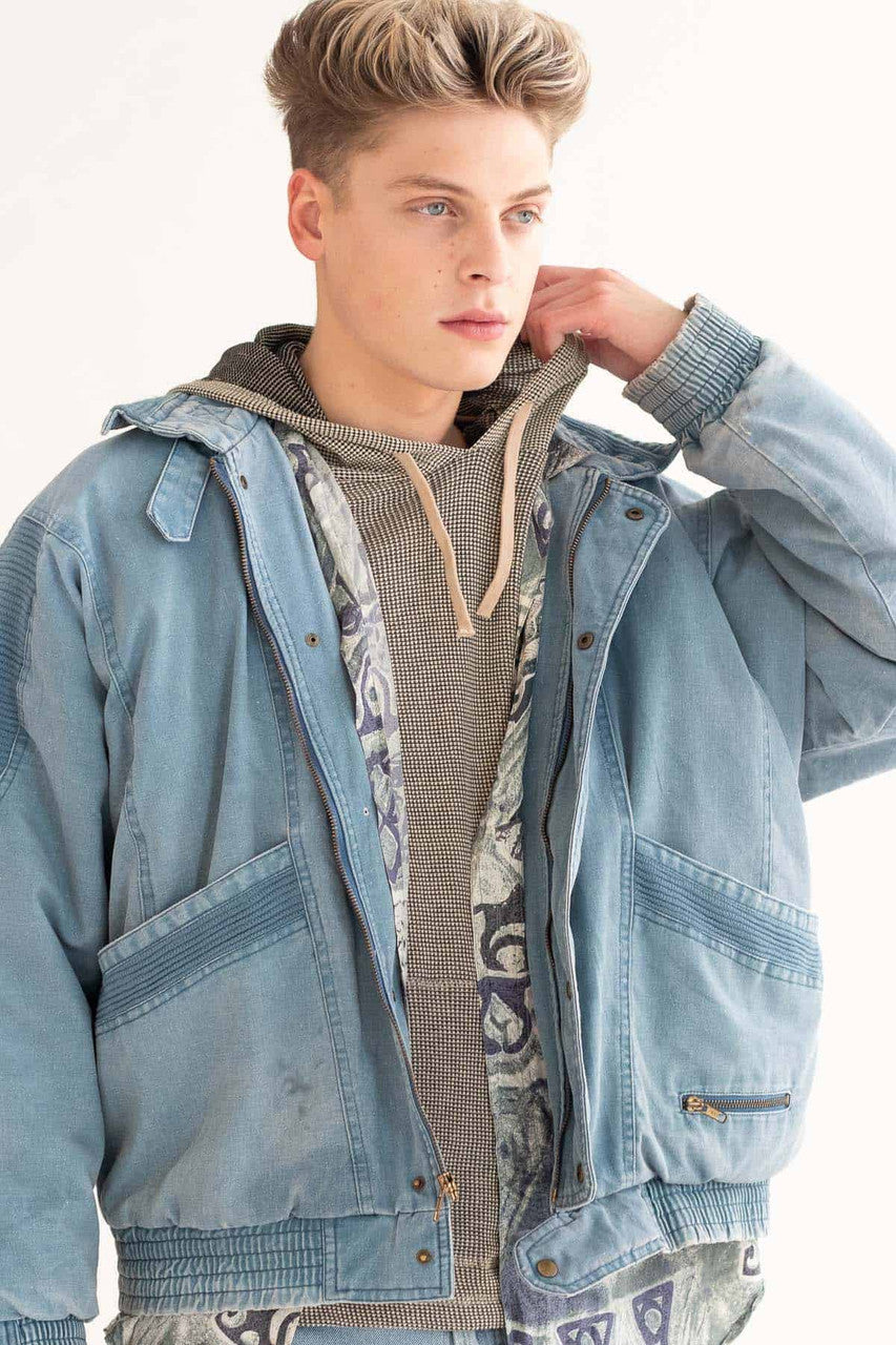 Blue Canvas Winter Jacket