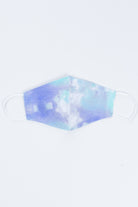 Blue Tie Dye Face Mask
