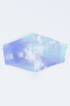 Blue Tie Dye Face Mask