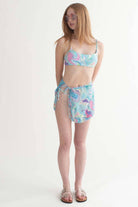 Blue Marble Bikini Top