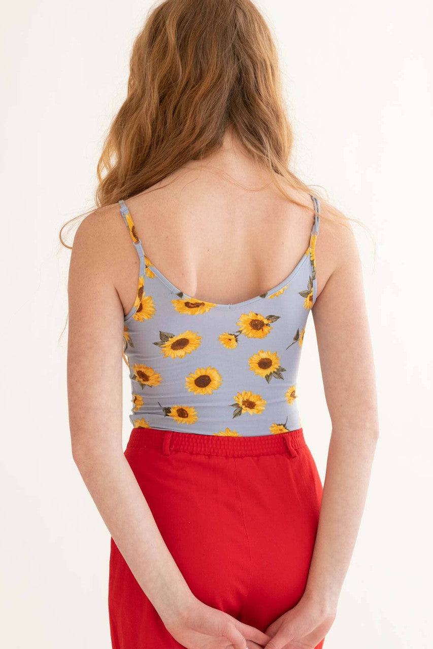 Blue Sunflower Bodysuit