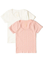 Pointelle Lace Bow Tee