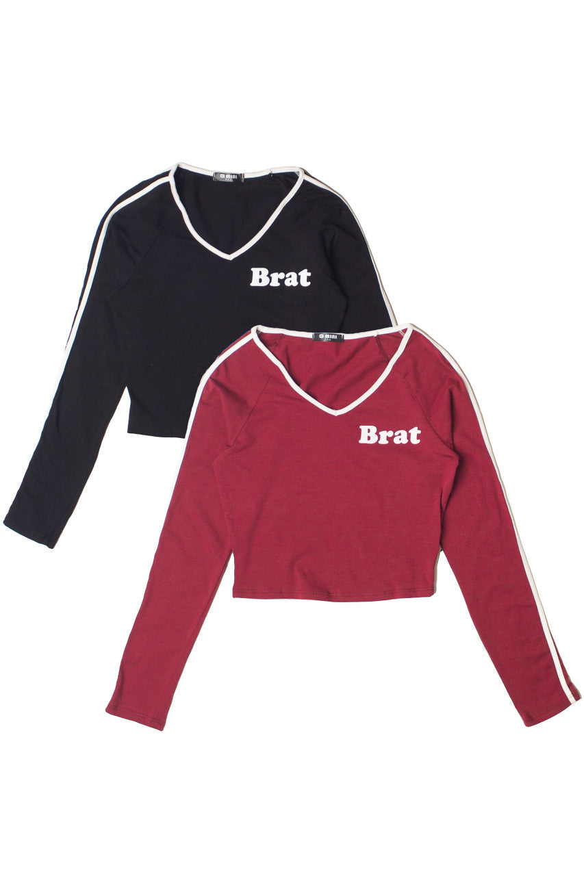 Brat Long Sleeve Sporty Tee