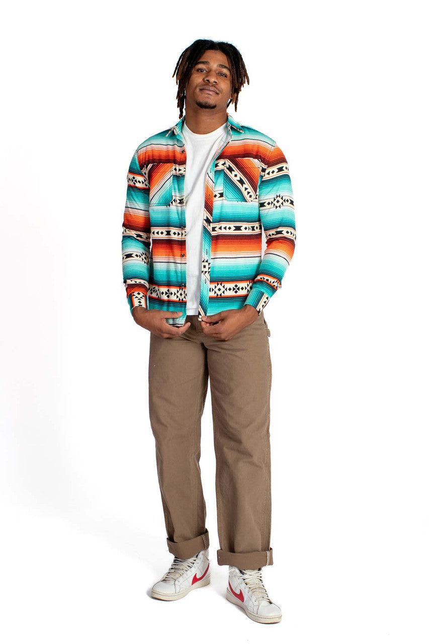 Bright Southwest Flannel Shirt