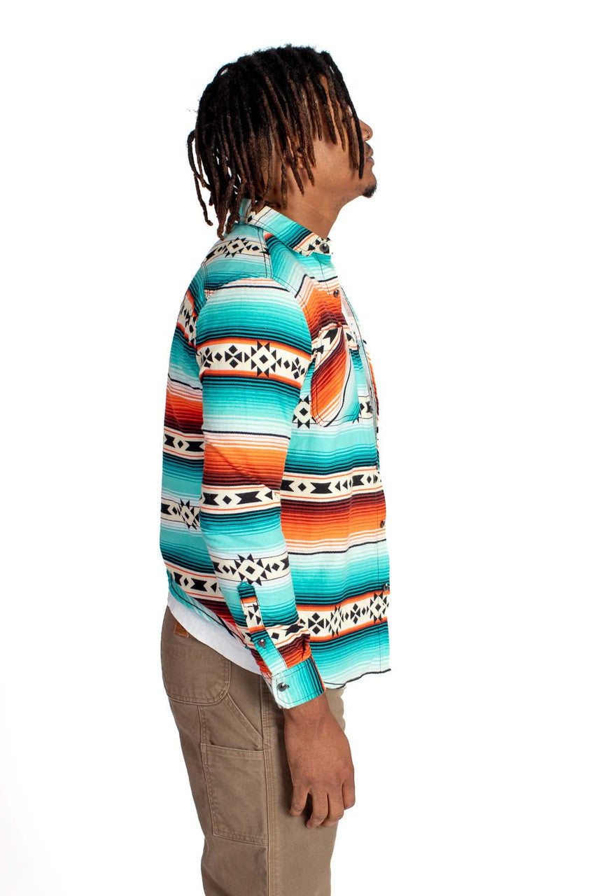 Bright Southwest Flannel Shirt