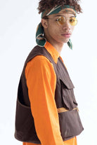 Brown Vintage Hunting Vest