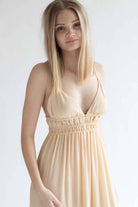 Butter Crepe Maxi Dress